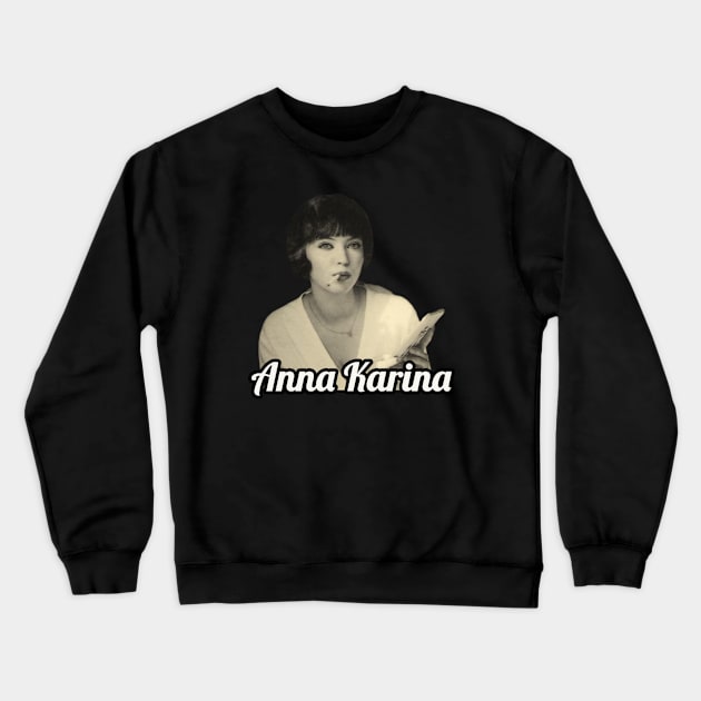 Retro Karina Crewneck Sweatshirt by Defective Cable 